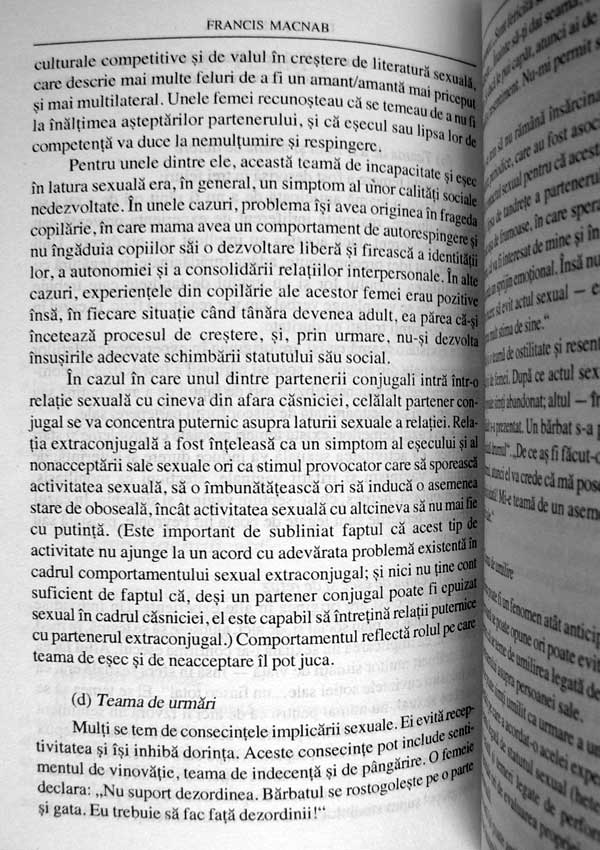Dorinta sexuala - Francis Macnab