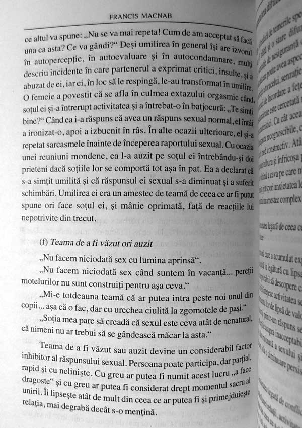 Dorinta sexuala - Francis Macnab