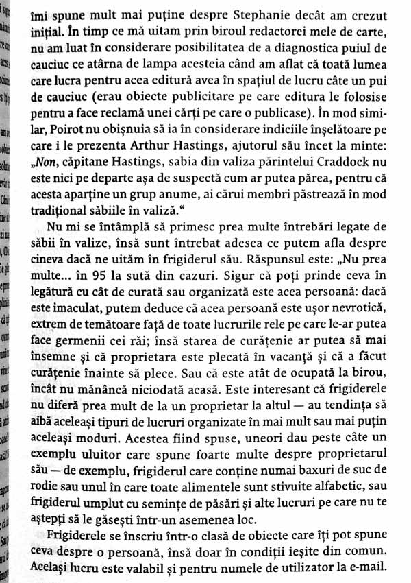 Pe gaura cheii. Afla firea celorlalti cotrobaind prin lucrurile lor - Sam Gosling