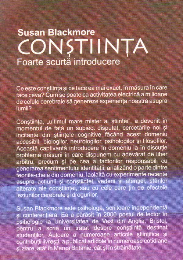 Constiinta - Susan Blackmore