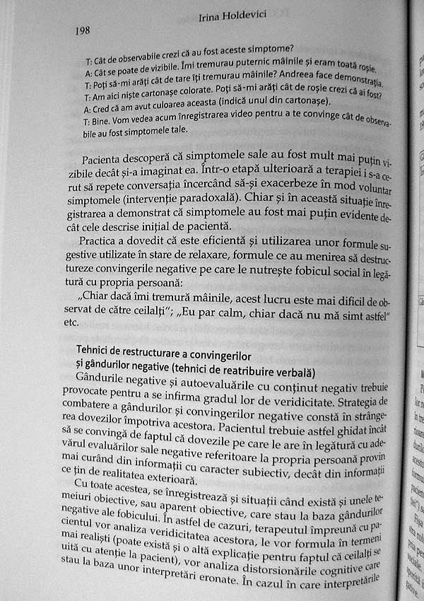 Tratat de psihoterapie cognitiv-comportamentala - Irina Holdevici