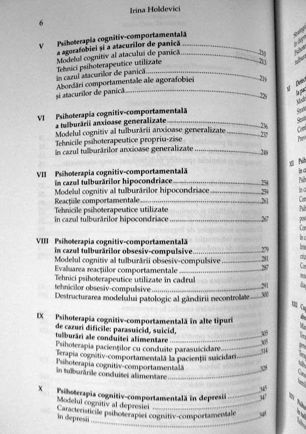 Tratat de psihoterapie cognitiv-comportamentala - Irina Holdevici