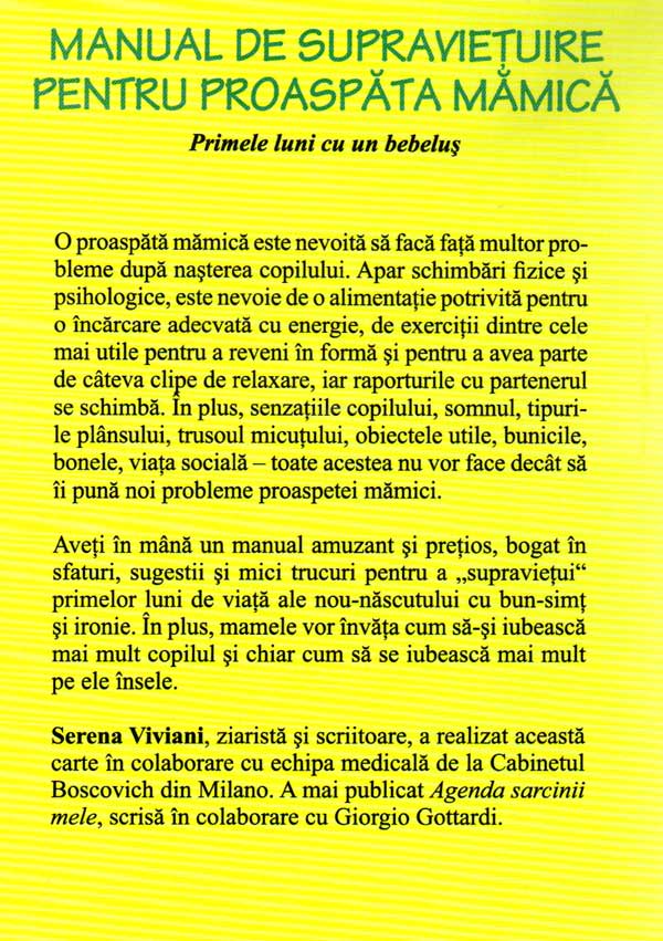 Manual de supravietuire pentru proaspata mamica - Serena Viviani