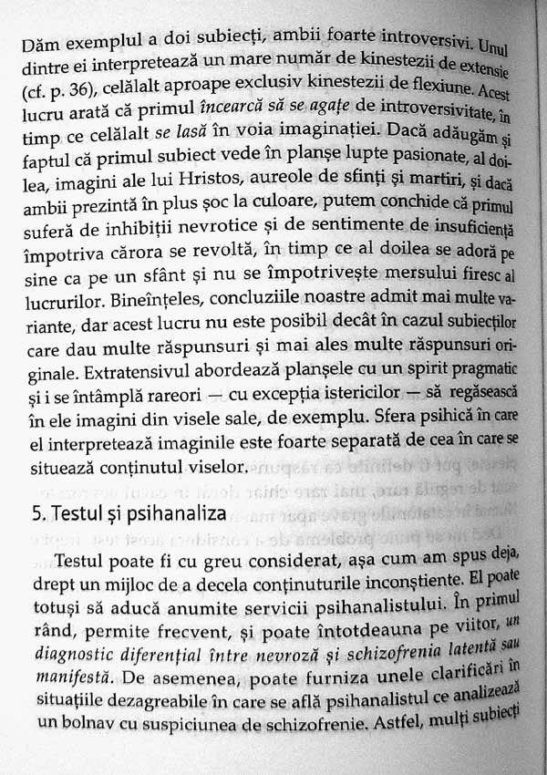 Manual de psihodiagnostic. Testul Rorschach - Hermann Rorschach