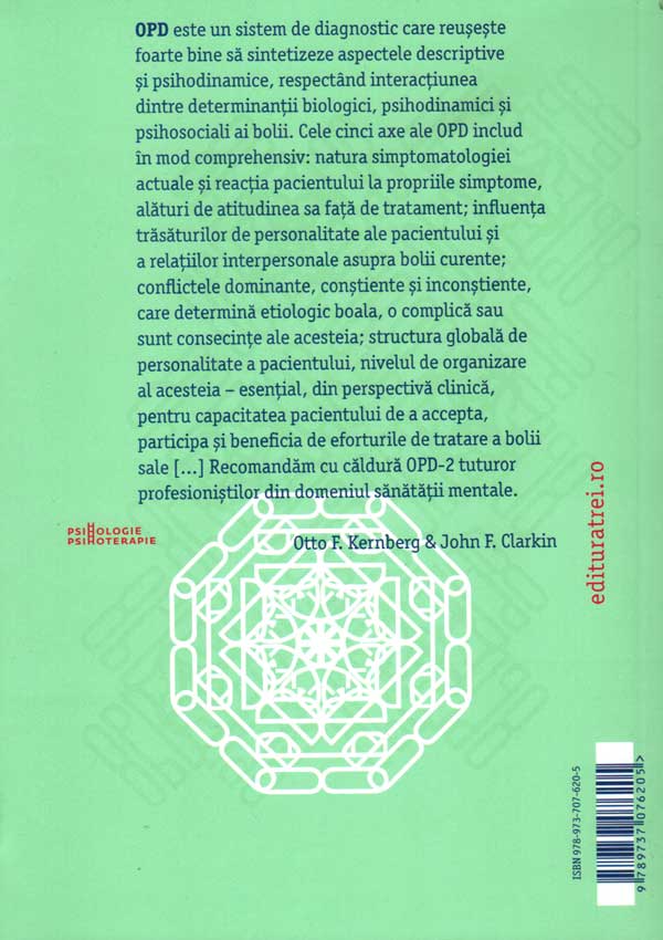 Diagnostic Psihodinamic Operationalizat OPD-2. Manual de diagnostic si planificarea terapiei - Autori multipli 