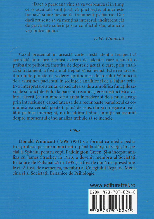 Sustinere si interpretare. Fragment de analiza. Opere (vol. 5) - Donald Woods Winnicott