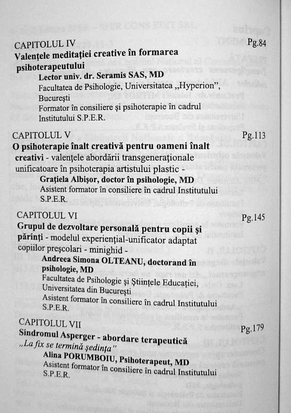 Din culisele psihoterapiei experientiale unificatoare. Studii de caz si cercetari aplicative - Iolanda Mitrofan