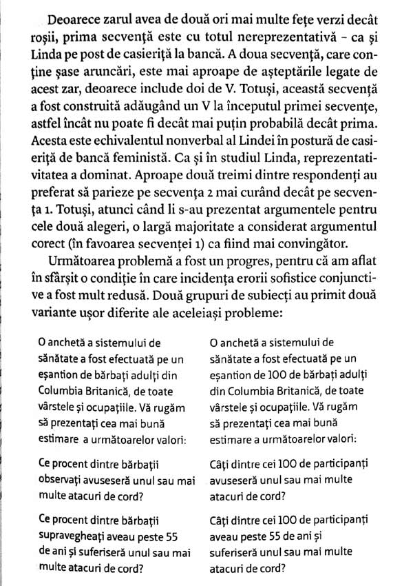 Gandire rapida, gandire lenta - Daniel Kahneman