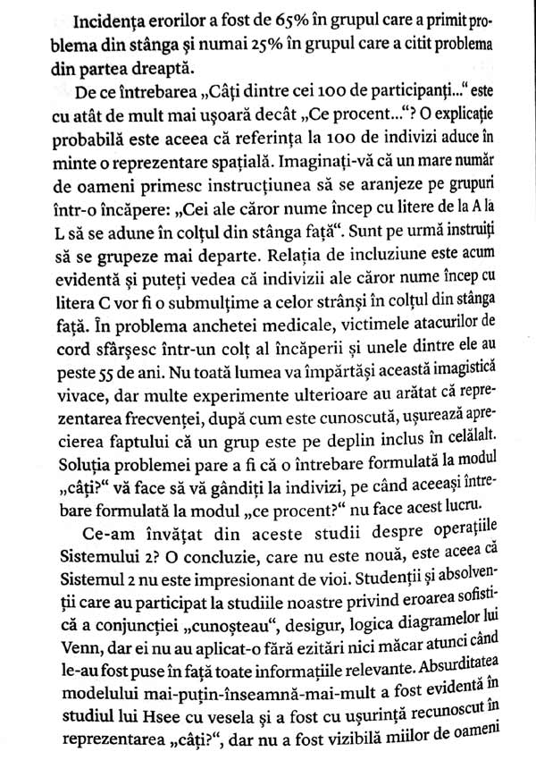 Gandire rapida, gandire lenta - Daniel Kahneman