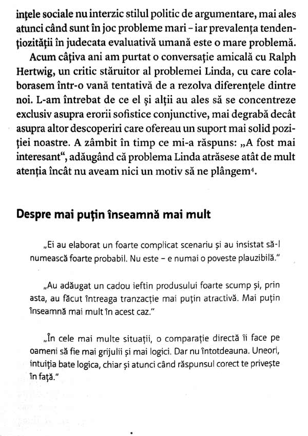 Gandire rapida, gandire lenta - Daniel Kahneman