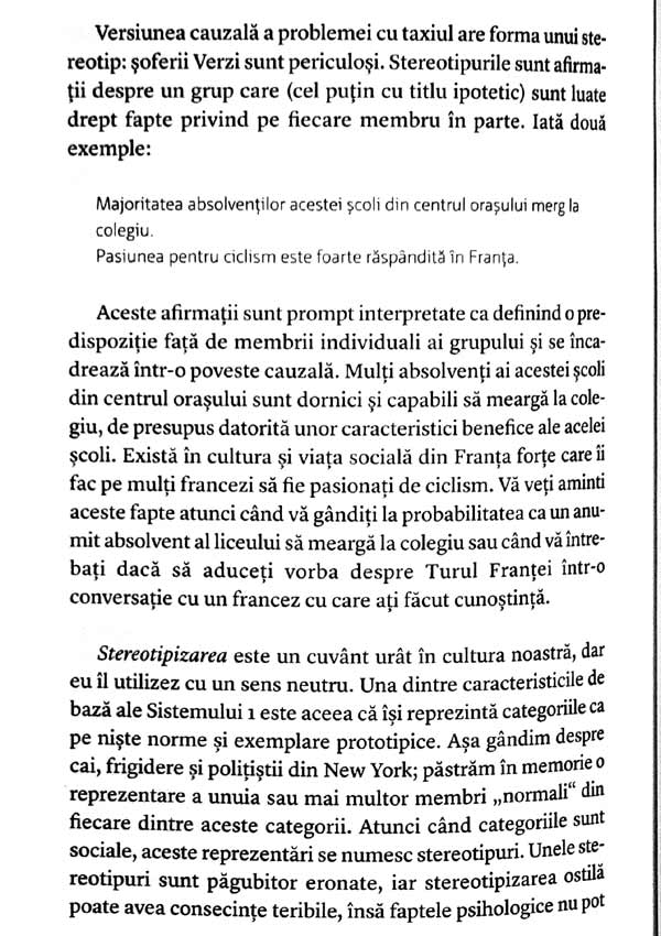 Gandire rapida, gandire lenta - Daniel Kahneman