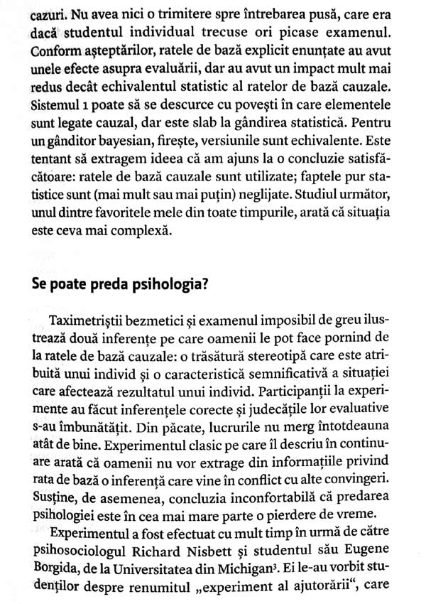 Gandire rapida, gandire lenta - Daniel Kahneman