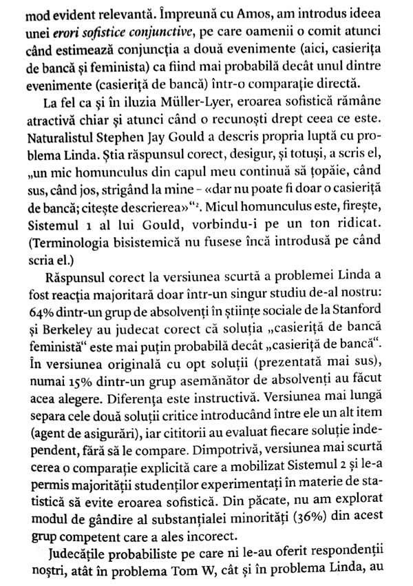Gandire rapida, gandire lenta - Daniel Kahneman