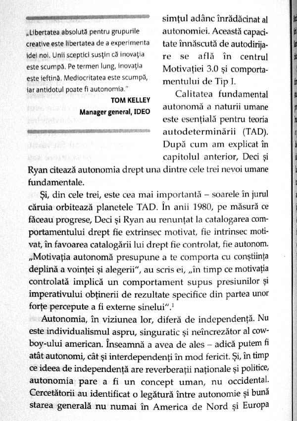 Drive. Ce anume ne motiveaza cu adevarat - Daniel Pink