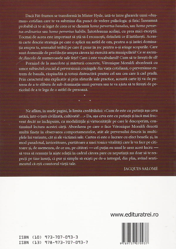 Fereste-te sa iubesti un pervers - Veronique Moraldi