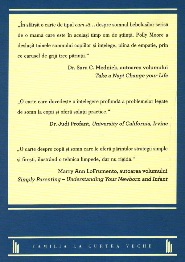 Programul de 90 de minute de somn pentru bebelusi - Polly Moore
